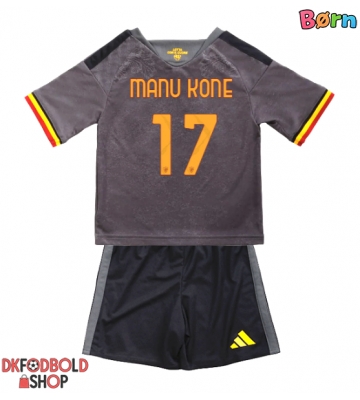 AS Roma Manu Kone #17 Tredje trøje Børn 2026-27 Kort ærmer (+ korte bukser)